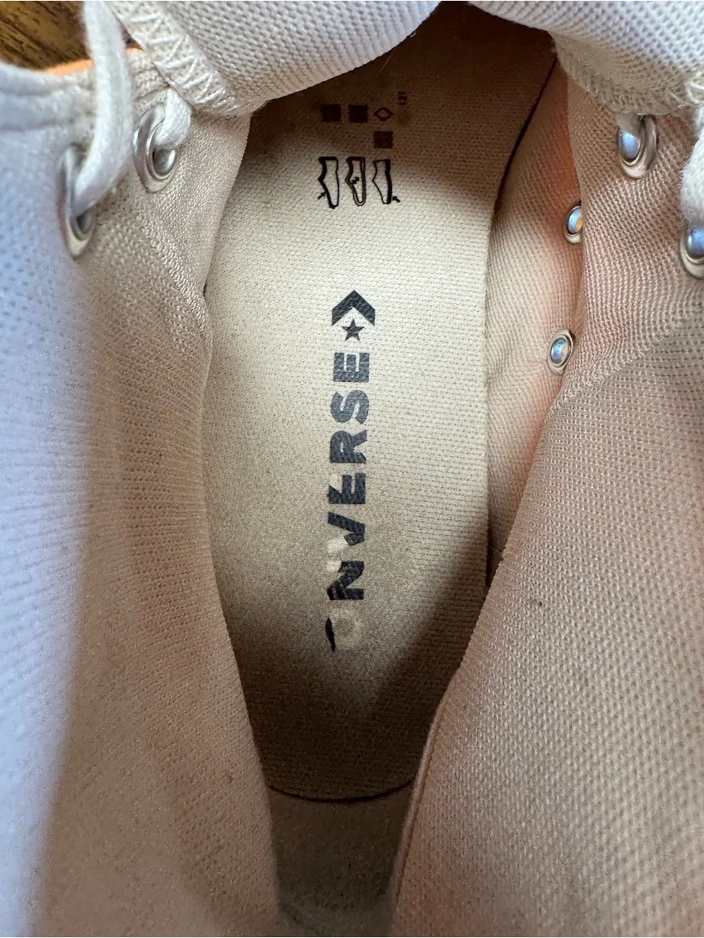 Converse Chuck Taylor All Star Lift Platform High Top Sneakers Peach SZ 8.5